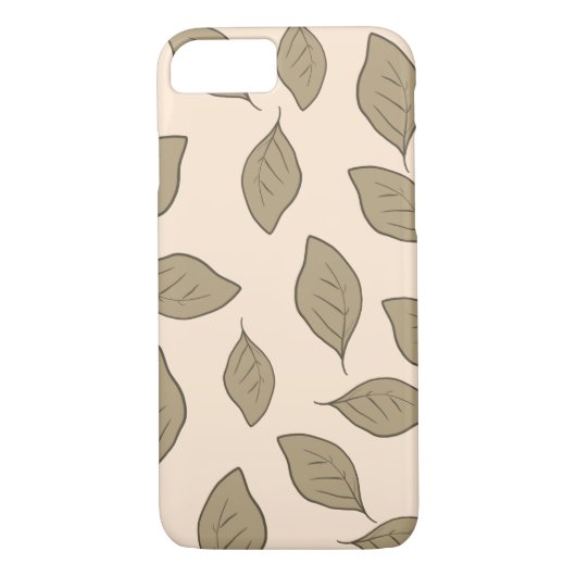 Schuif patroonbladeren Case-Mate iPhone case (Achterkant)