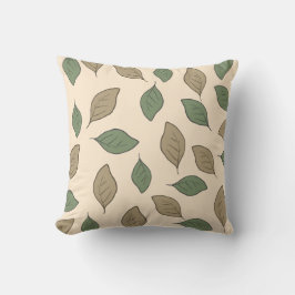 Schuif patroonbladeren kussen