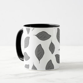 Schuif patroonbladeren mok