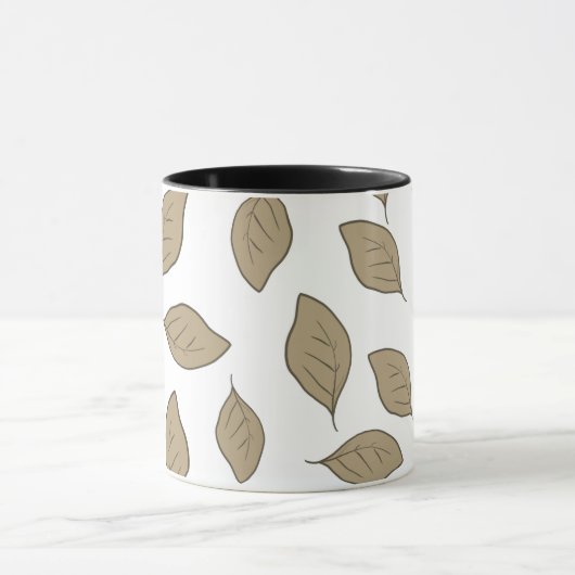 Schuif patroonbladeren mok (Midden)