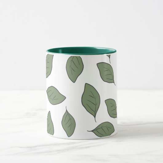 Schuif patroonbladeren mok (Midden)