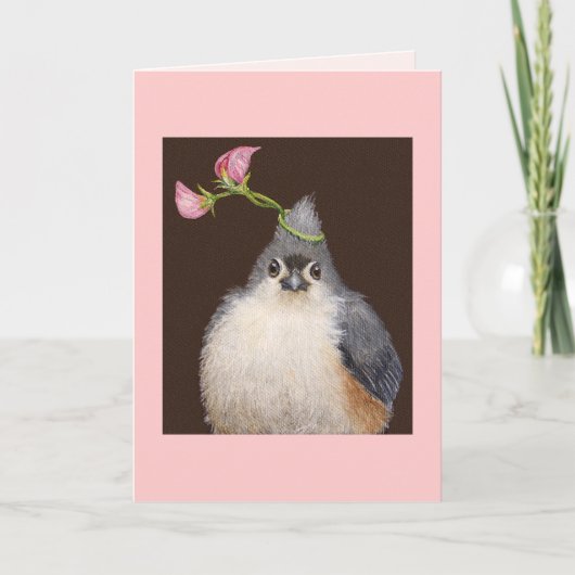 Schuif 'Pea' met de titmuiskaart Kaart (Voorkant)