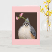 Schuif 'Pea' met de titmuiskaart Kaart (Gele Bloem)