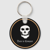 Schuif, Piraten, Zwart, Ghotic/Veroveraar Sleutelhanger (Voorkant)