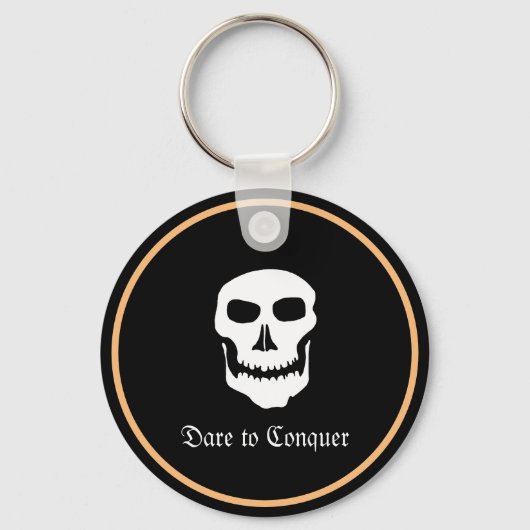 Schuif, Piraten, Zwart, Ghotic/Veroveraar Sleutelhanger (Voorkant)