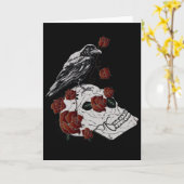 Schuif, roven en Rozen Blank Wenskaart Kaart (Gele Bloem)