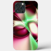 Schuif roze tot groen in nagelachtige lijnen, tot Case-Mate iPhone case (Achterkant)