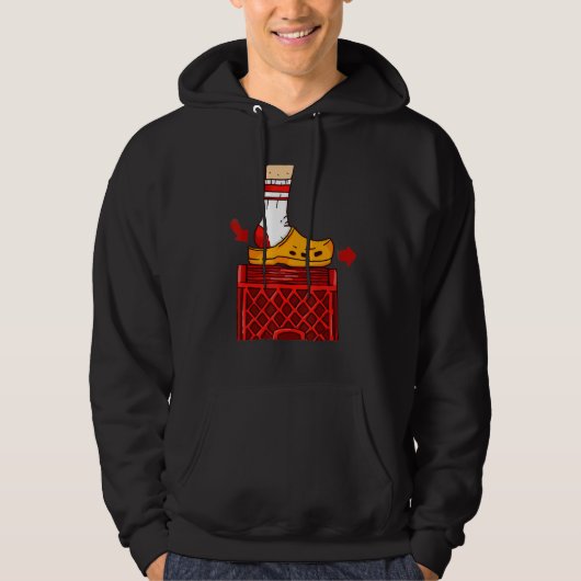 Schuif Schuif Schoefdiagram Crate Challenge Hoodie (Voorkant)
