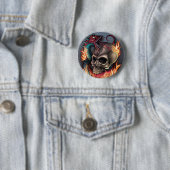 Schuif + slang ronde button 5,7 cm (In situ)
