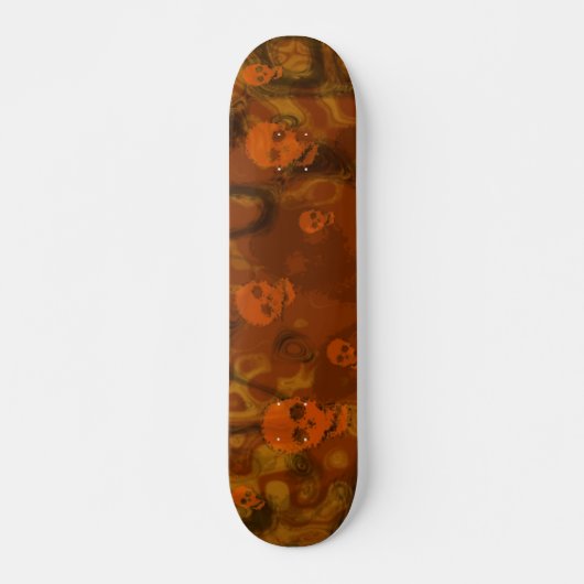 Schuif Spect Oranje skateboard (Voorkant)