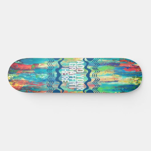 Schuif Streak Skateboard Deck (Horizontaal)