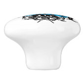 Schuif Tattoo ontwerpopdrager Drawer Knop (Zijkant)