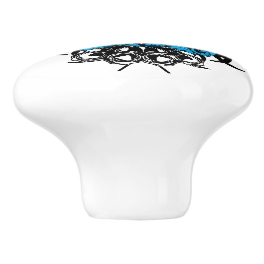 Schuif Tattoo ontwerpopdrager Drawer Knop (Zijkant)