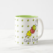 Schuif Tweekleurige Koffiemok (Voorkant rechts)