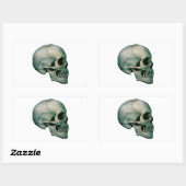 Schuif uit profiel rechthoekige sticker (Vel)