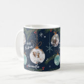 Schuif uw kerstfoto's met de naam 2 koffiemok (Voorkant links)