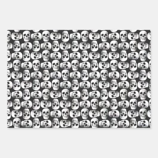 Schuif uw romige buis zwart en wit inpakpapier vel (Voorkant)