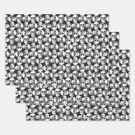 Schuif uw romige buis zwart en wit inpakpapier vel