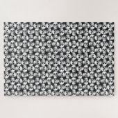 Schuif uw romige buis zwart en wit legpuzzel (Horizontaal)