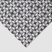 Schuif uw romige buis zwart en wit tissuepapier (Detail)