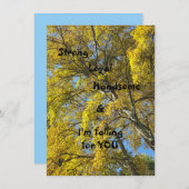 Schuif uw schok naar zijn platte Wenskaart (Voorkant / Achterkant)