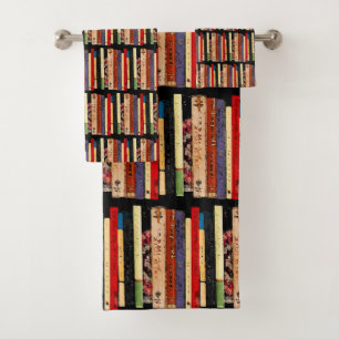 Schuif van Abstracte badhanddoeken van bibliotheek Bad Handdoek