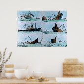 Schuif van de  illustratie van de RMS Titanic Poster (Keuken)