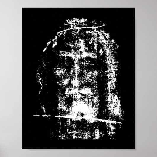 Schuif van de Turijn Jezus Christus Face T-ShirtDe Poster (Voorkant)
