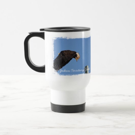 Schuif van het geloof; Yukon Territory Souvenir Reisbeker (Links)