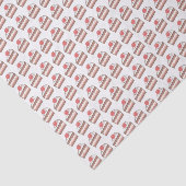 Schuif van het roze patroon van de sluiting tissuepapier (Detail)