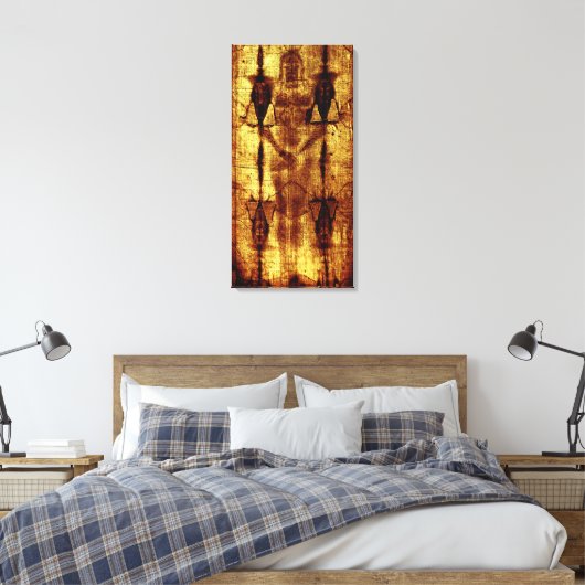 Schuif van Turijn : Jezus Christus Canvas Afdruk (Insitu (Slaapkamer))