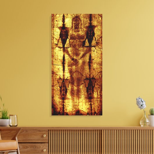 Schuif van Turijn : Jezus Christus Canvas Afdruk (Insitu (Woonkamer))