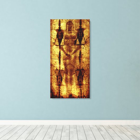 Schuif van Turijn : Jezus Christus Canvas Afdruk (Insitu (Houten vloer))