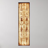 Schuif van Turijn, VERBETERD, vol afbeelding Jezus Poster (Voorkant)