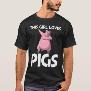 Schuif voor meisjes Kinder vee T-shirt