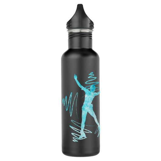 Schuif waterflesje Sterfranden blauw bevroren Waterfles (Links)