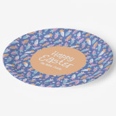 Schuif wortelen met vrolijke tekst en naam papieren bordje (Gekanteld)