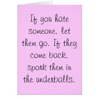 Schuif ze in de onderballen kaart