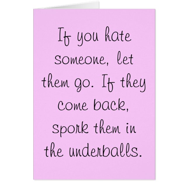 Schuif ze in de onderballen kaart (Voorkant)