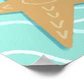 Schuif Zee creeert persoonlijke wandkunst Poster (Hoek)