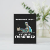 Schuif Zee met koffie.. Wat is vandaag de dag de d Briefkaart (Staand voorkant)