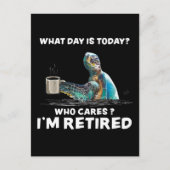 Schuif Zee met koffie.. Wat is vandaag de dag de d Briefkaart (Voorkant)