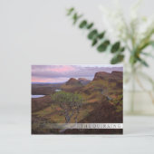 Schuif zonnopend landschap op Skye Briefkaart (Staand voorkant)