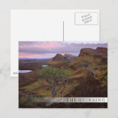 Schuif zonnopend landschap op Skye Briefkaart (Voorkant / Achterkant)