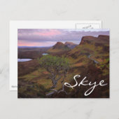 Schuif zonnopend landschap op Skye Briefkaart (Voorkant / Achterkant)