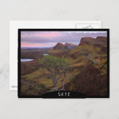 Schuif zonnopend landschap op Skye Briefkaart (Voorkant / Achterkant)