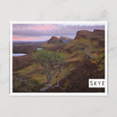 Schuif zonnopend landschap op Skye Briefkaart (Voorkant)