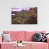 Schuif zonnopend landschap op Skye Canvas Afdruk (Insitu (Woonkamer))