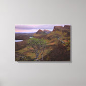 Schuif zonnopend landschap op Skye Canvas Afdruk (Voorkant)
