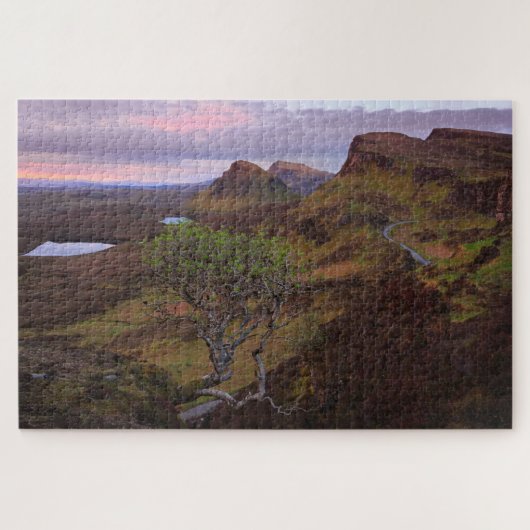 Schuif zonnopend landschap op Skye Legpuzzel (Horizontaal)